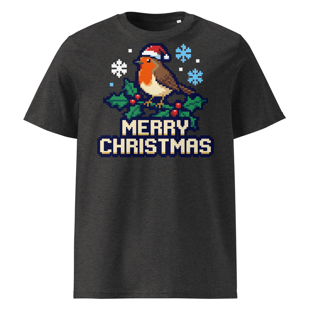 8-Bit Robin Christmas T-Shirt - Ricki Robin