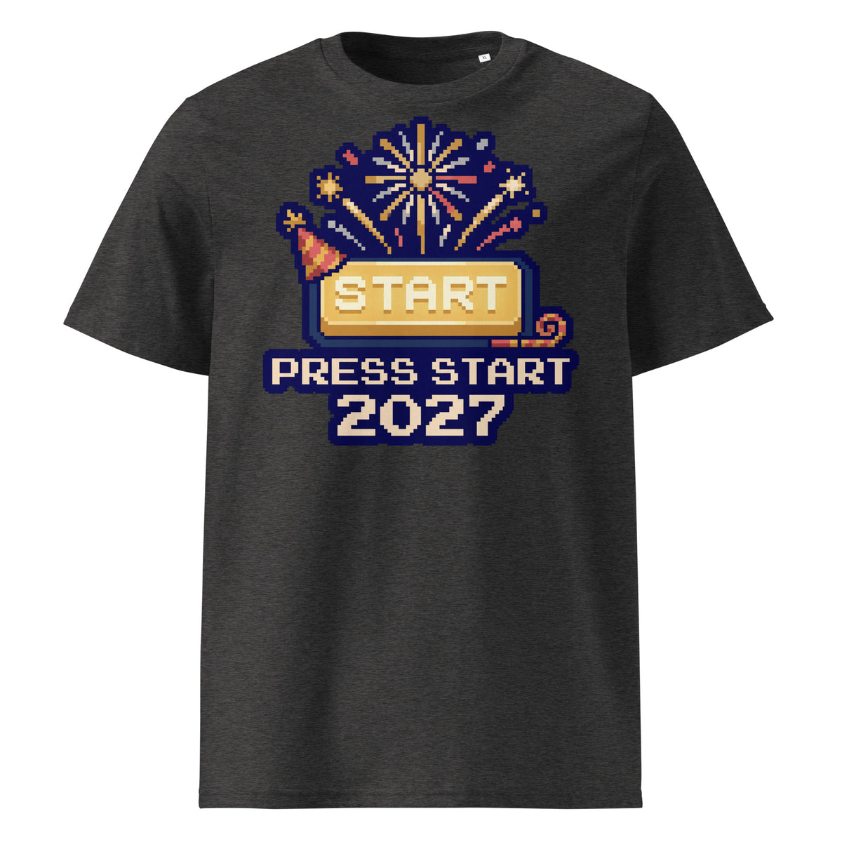 Press Start 2027 New Year T-Shirt - Ricki Robin