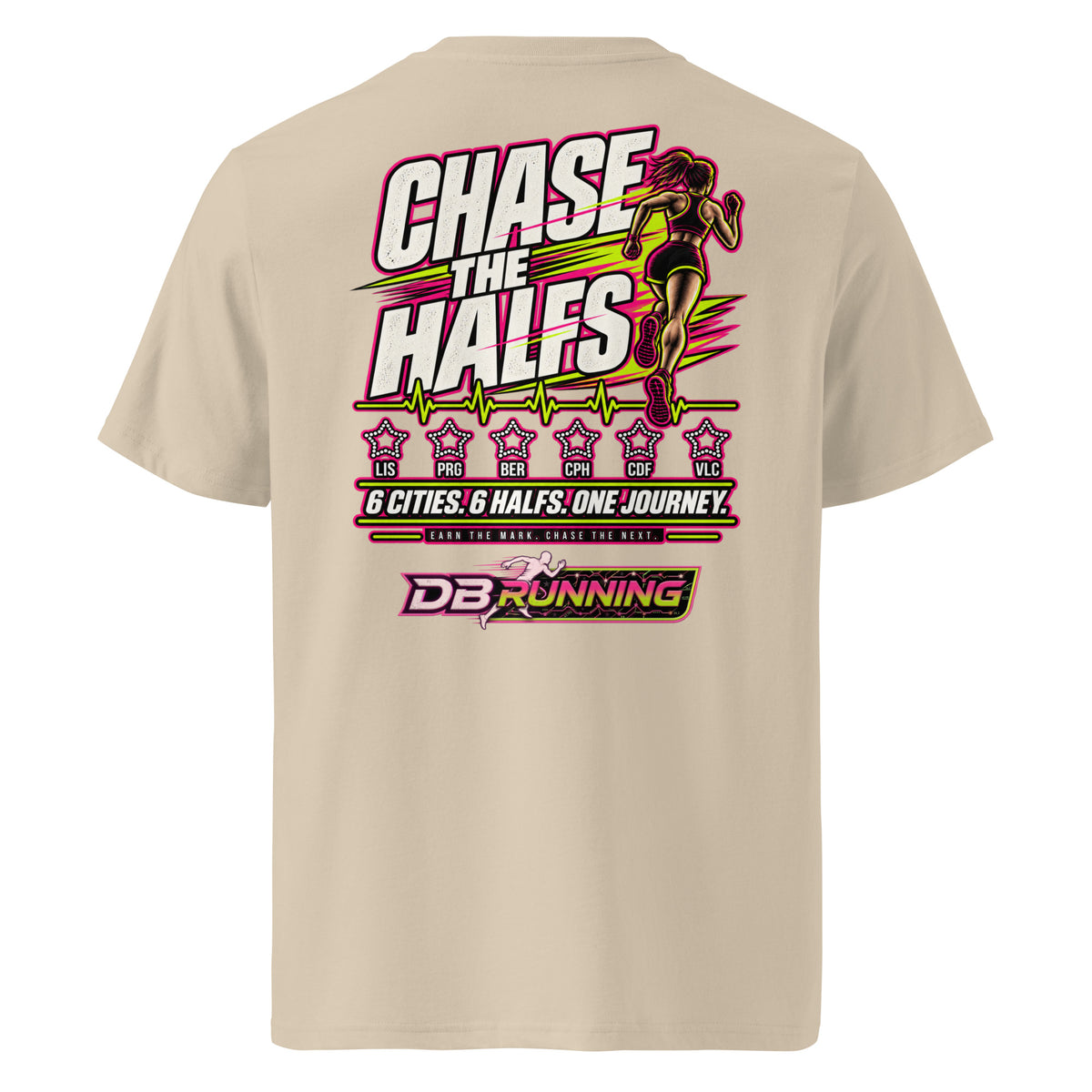 Chase the Halfs Female - T-Shirt - DB Running