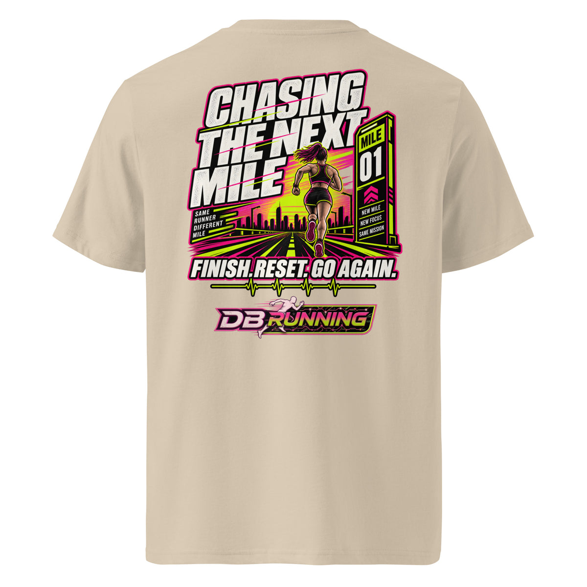 Chasing the Next Mile Female - T-Shirt - DB Running
