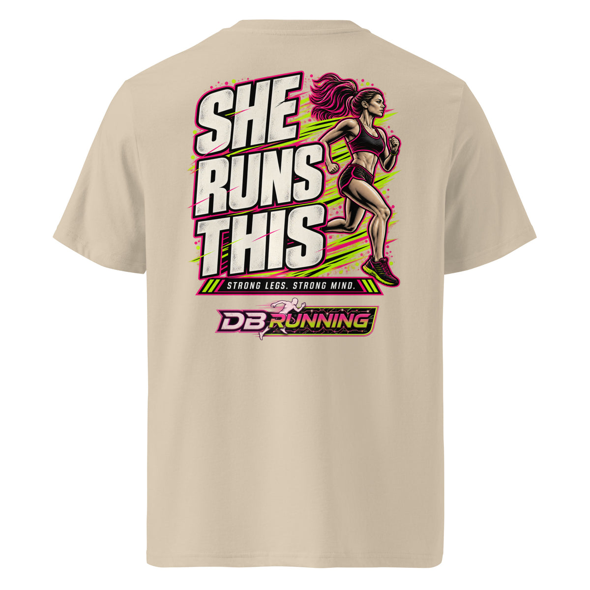 She Runs This - T-Shirt - DB Running