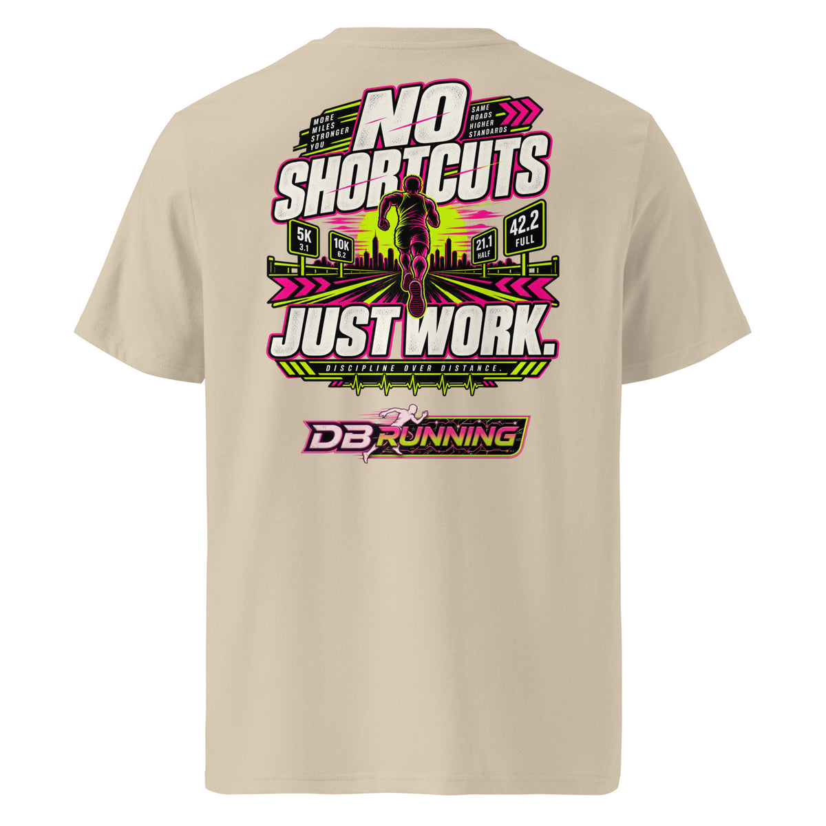 No Shortcuts Male - T-Shirt - DB Running