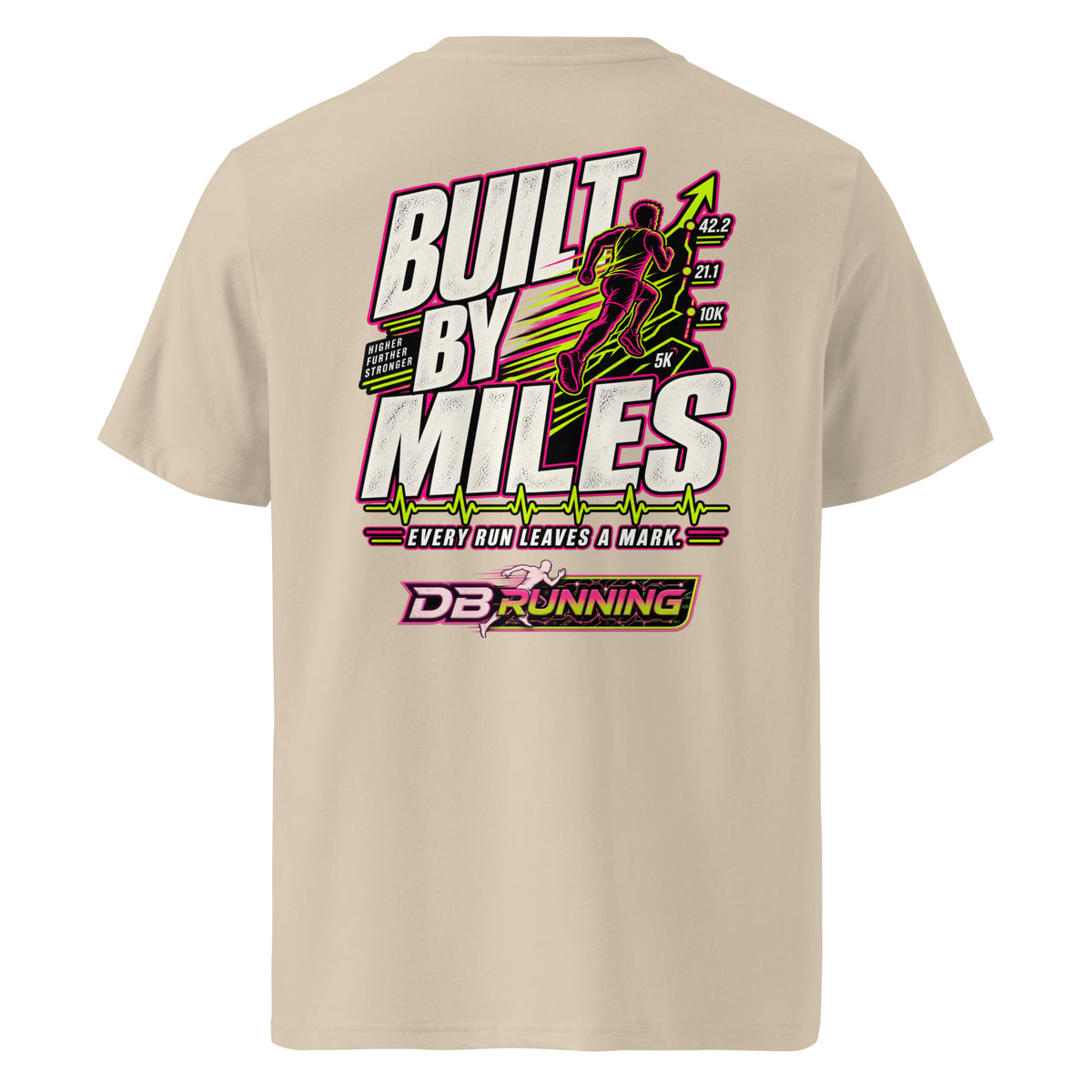 Built by Miles Male - T-Shirt - DB Running