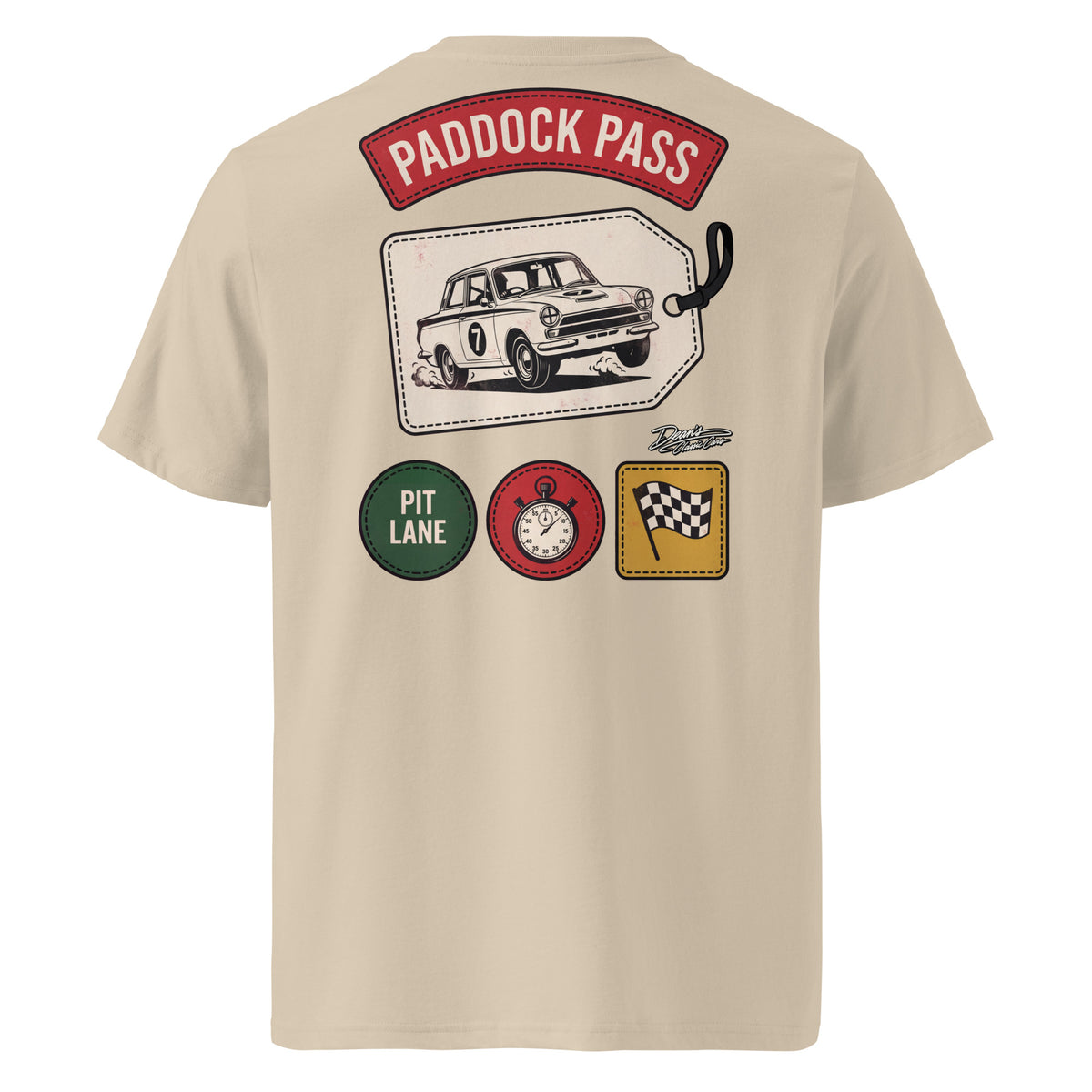 Cortina Paddock Pass Seven T-Shirt - Dean's Classic Cars
