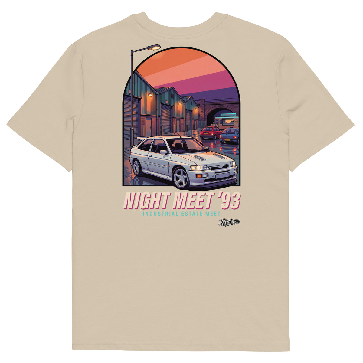Escort Cosworth Night Meet T-Shirt - Dean's Classic Cars