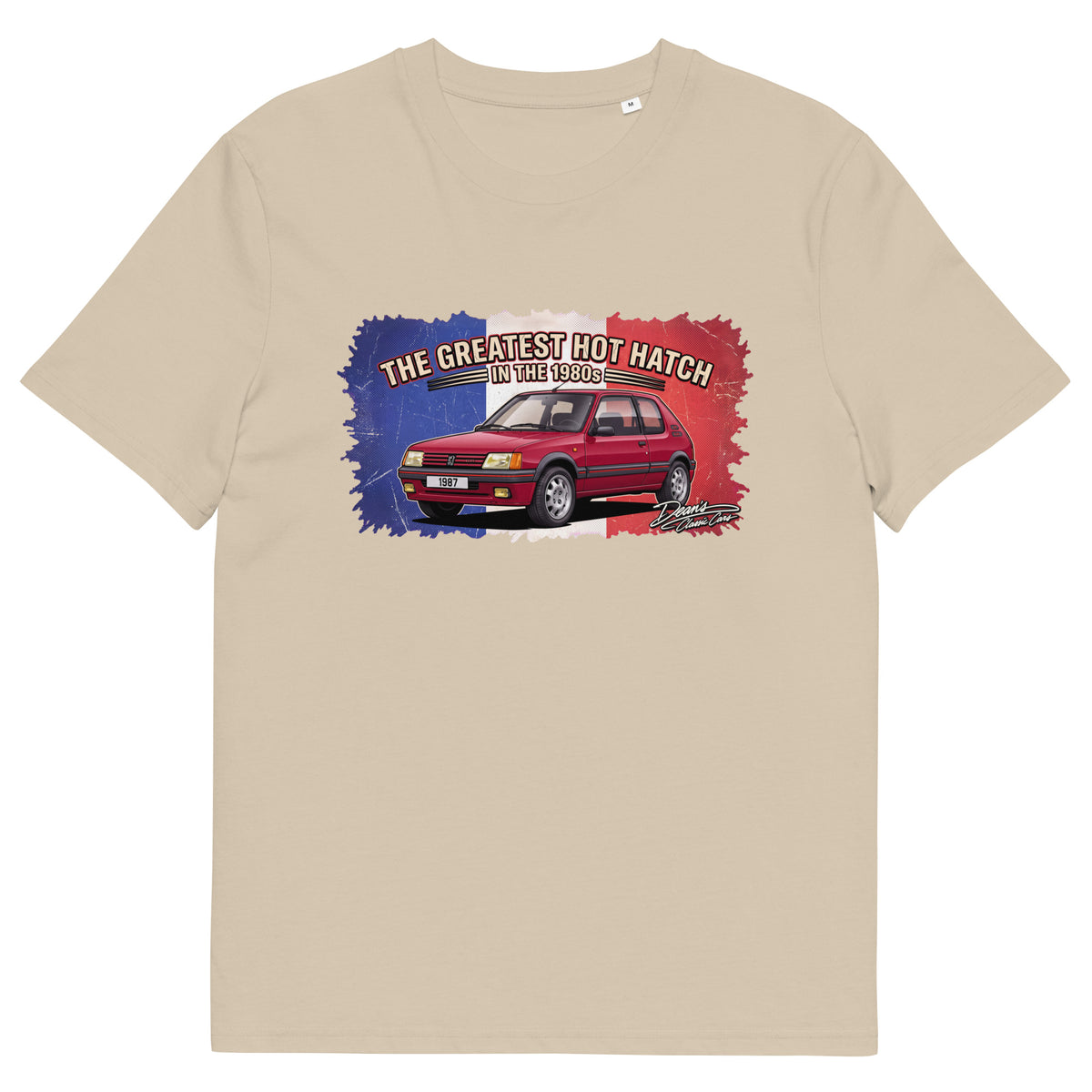 205 GTI Cherry Red T-Shirt - Dean's Classic Cars