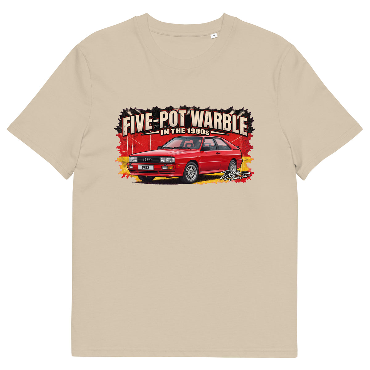 Quattro Coupe Tornado Red T-Shirt - Dean's Classic Cars