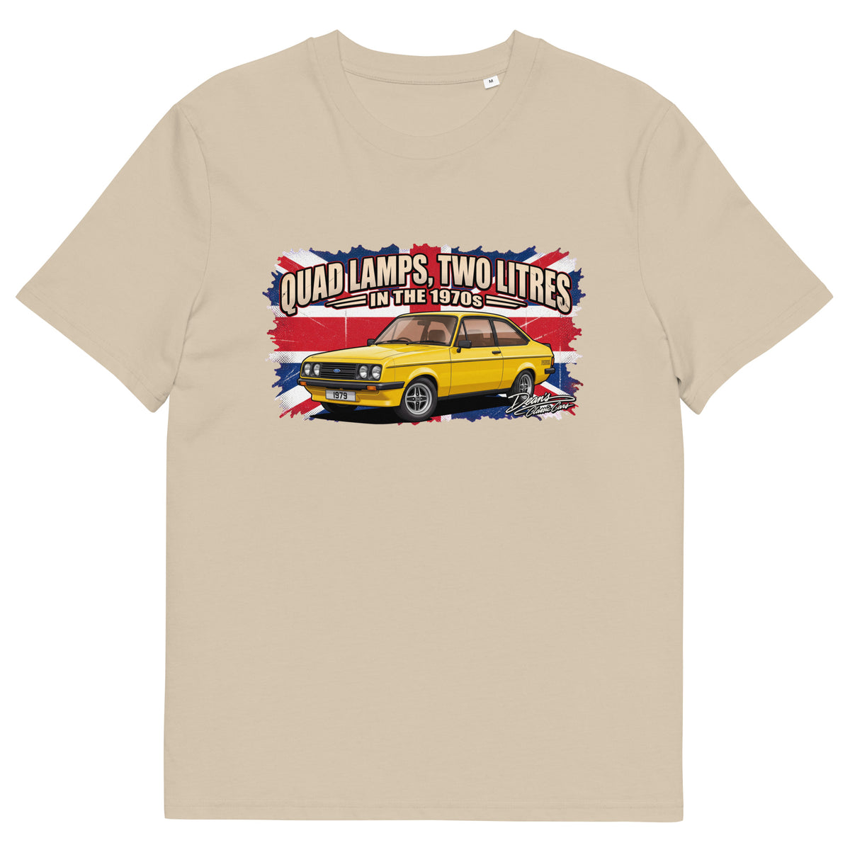 Escort RS2000 Signal Yellow T-Shirt - Dean's Classic Cars