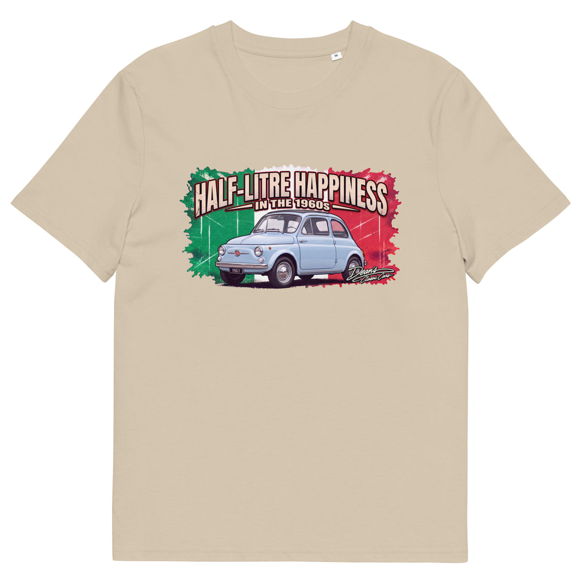 500 D Celestial Blue T-Shirt - Dean's Classic Cars