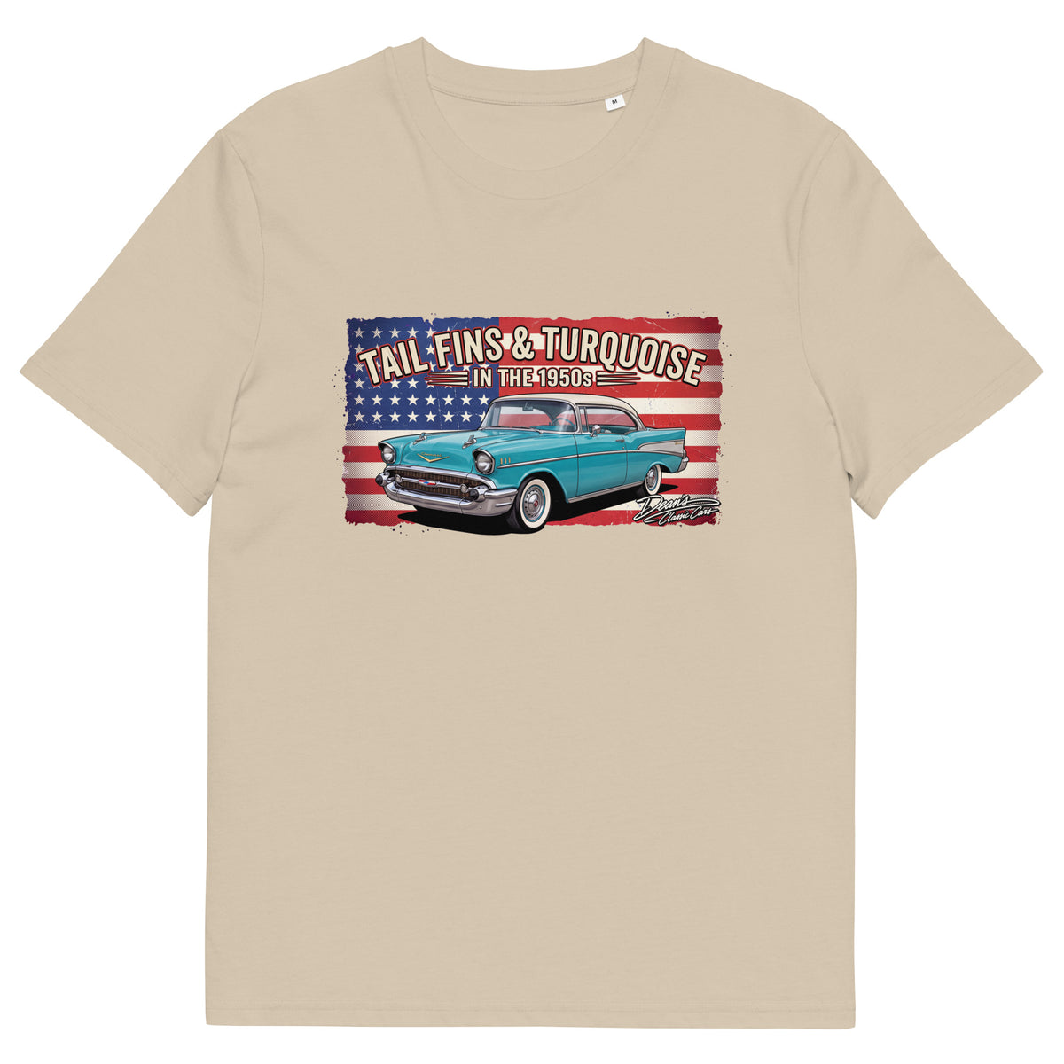Bel Air Tropical Turquoise T-Shirt - Dean's Classic Cars
