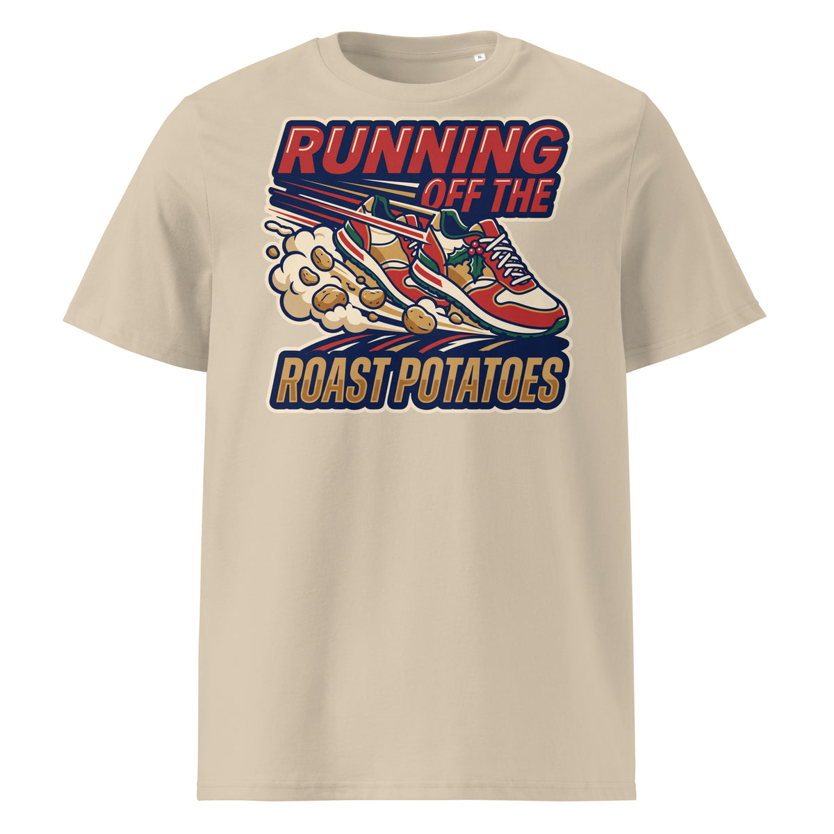 Running Off The Roast Potatoes Christmas T-Shirt - Ricki Robin