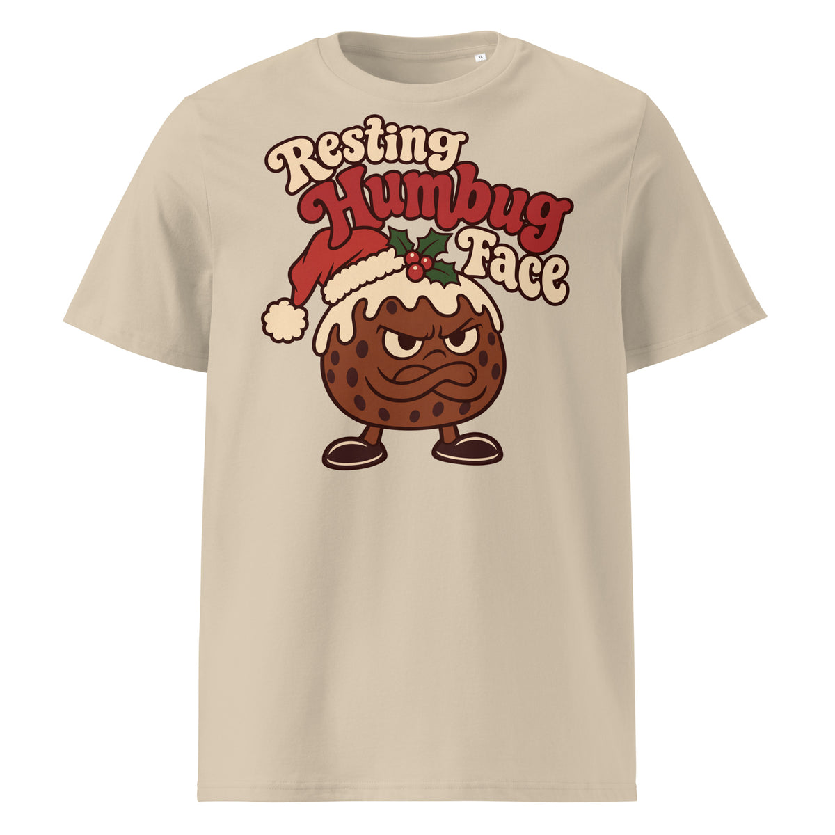 Resting Humbug Face Christmas T-Shirt - Ricki Robin