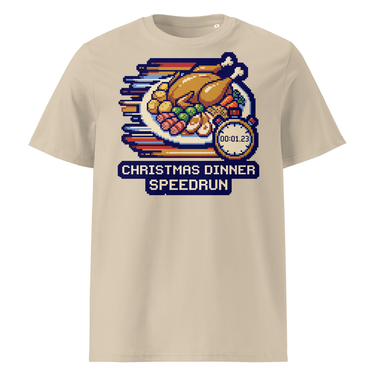 Christmas Dinner Speedrun T-Shirt - Ricki Robin