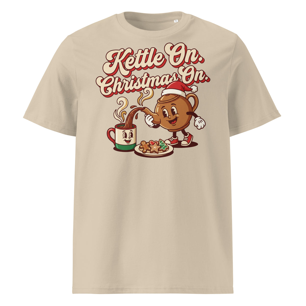 Kettle On. Christmas On. T-Shirt - Ricki Robin