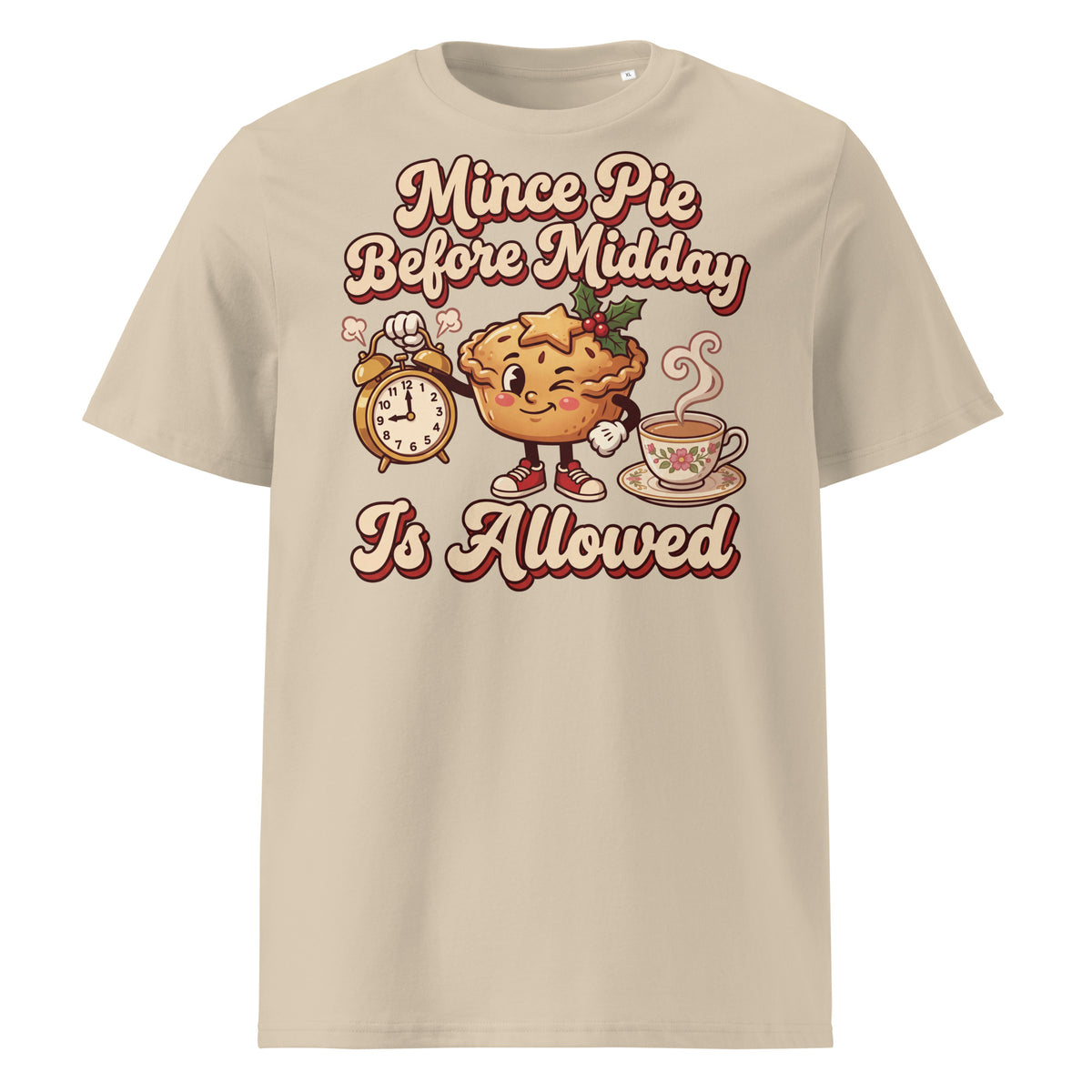 Mince Pie Before Midday Is Allowed Christmas T-Shirt - Ricki Robin