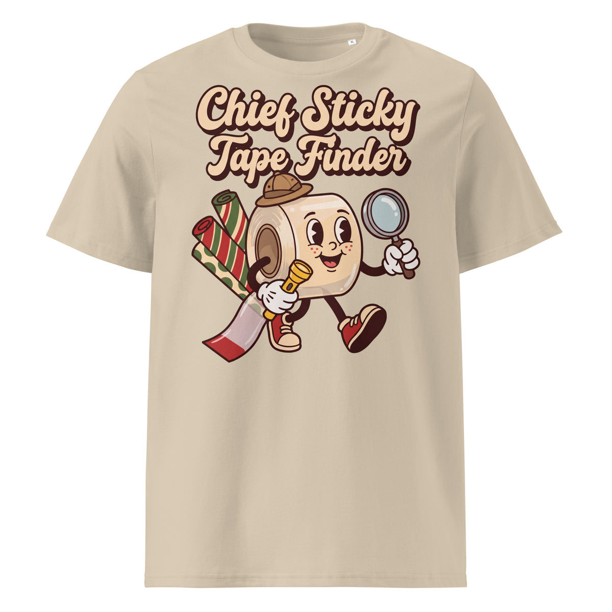 Chief Sticky Tape Finder Christmas T-Shirt - Ricki Robin