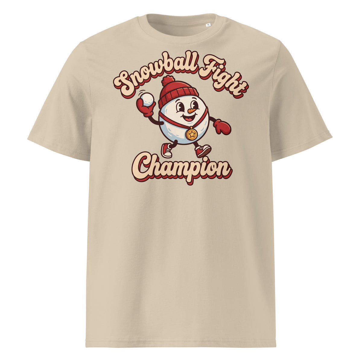 Snowball Fight Champion Christmas T-Shirt - Ricki Robin