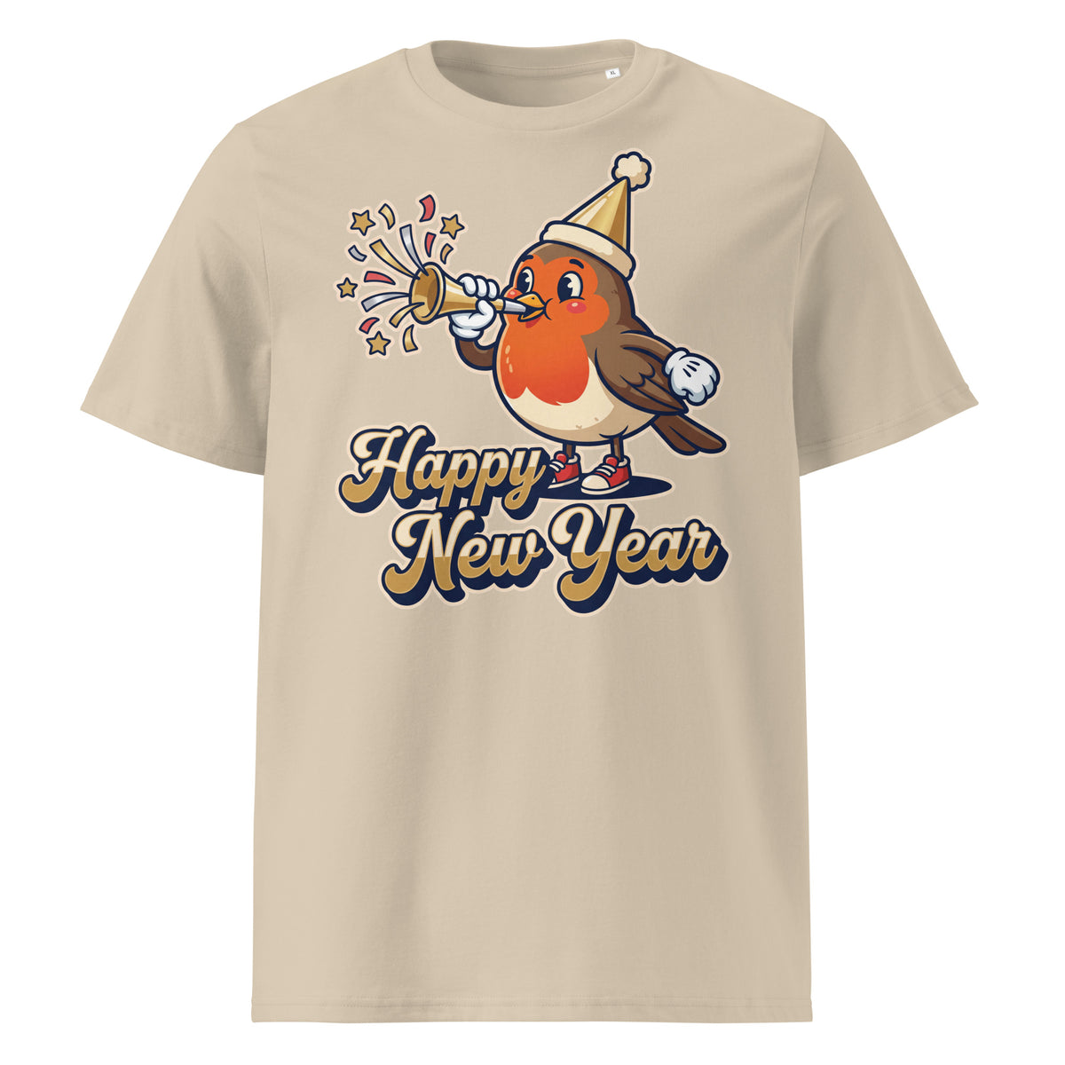 Happy New Year Robin T-Shirt - Ricki Robin