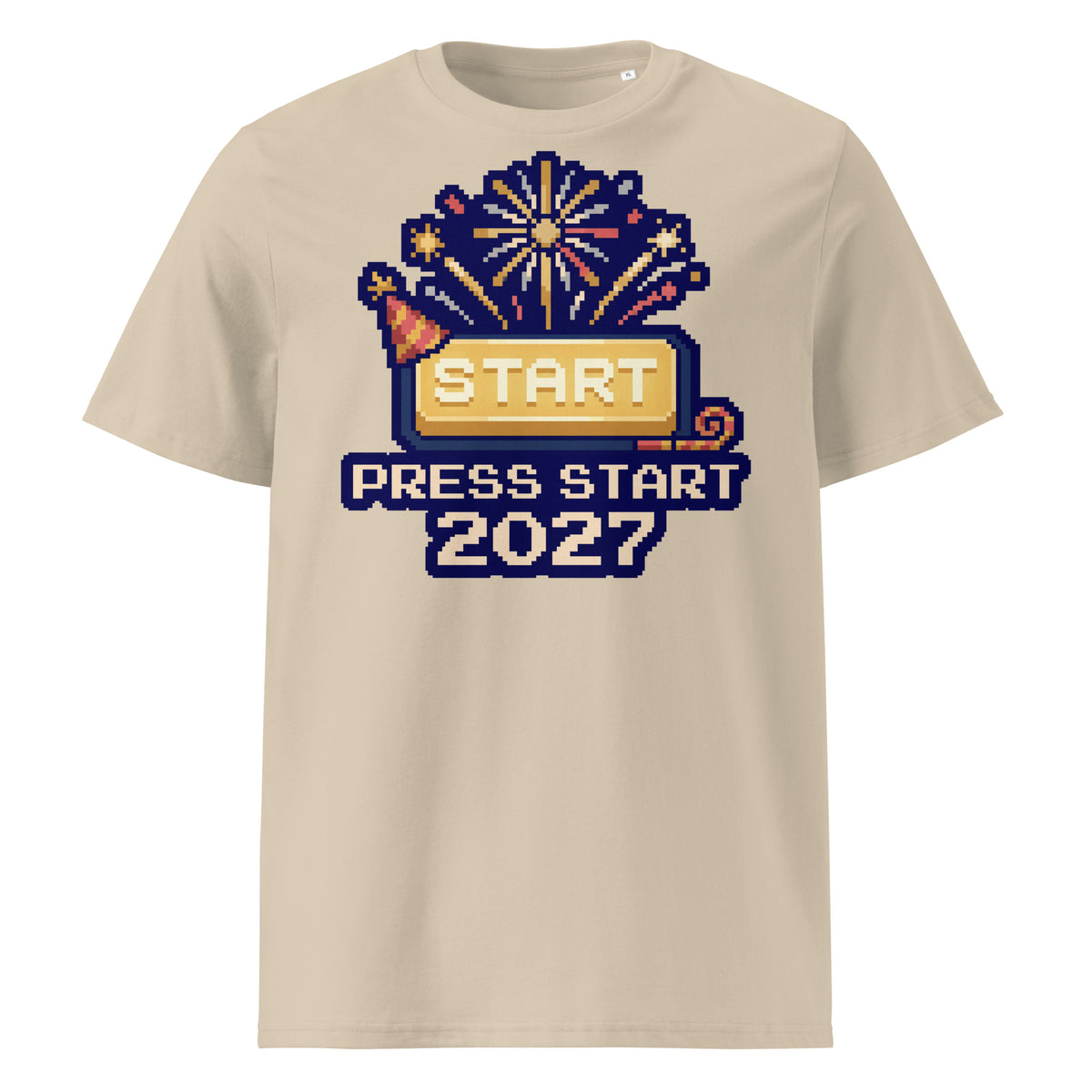 Press Start 2027 New Year T-Shirt - Ricki Robin