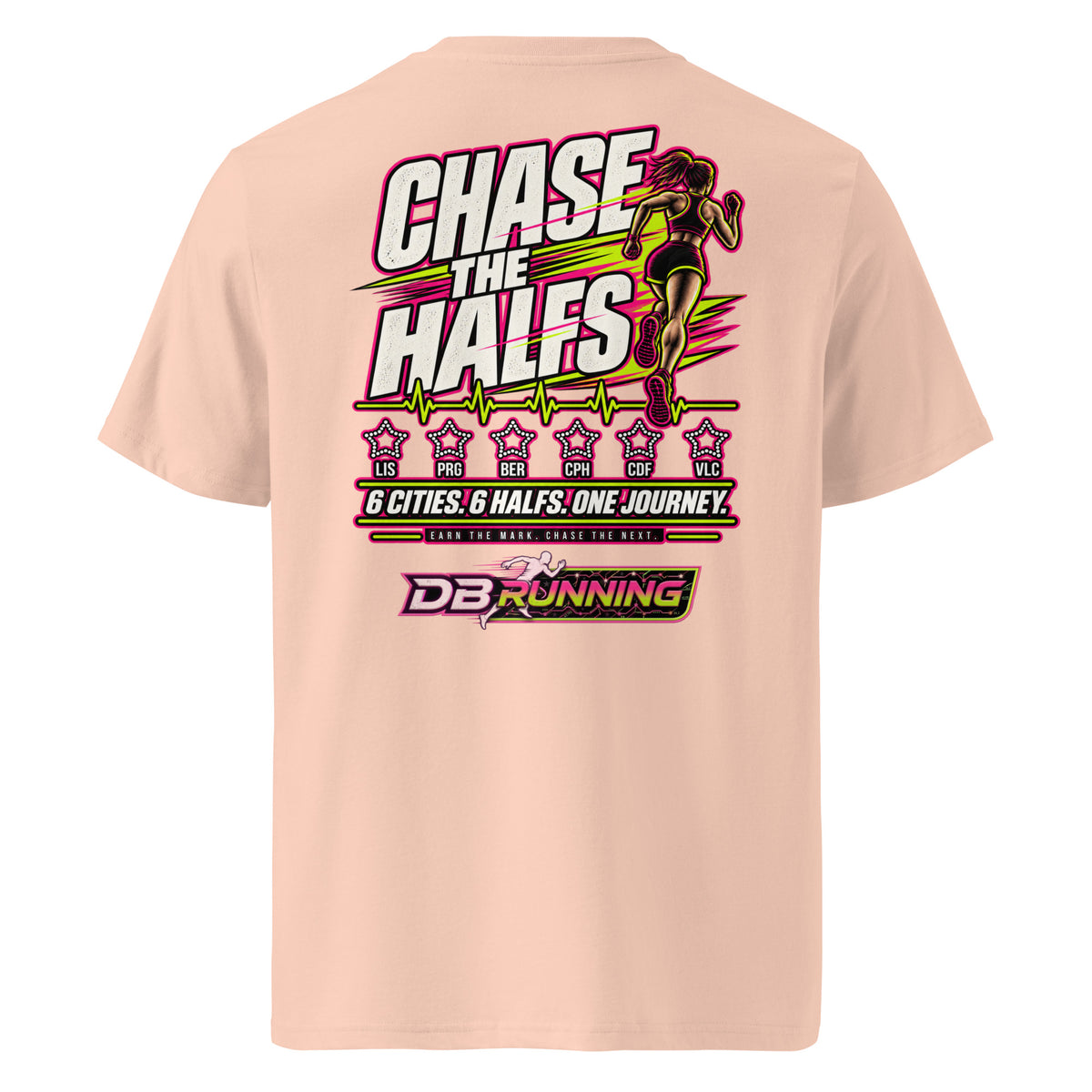 Chase the Halfs Female - T-Shirt - DB Running
