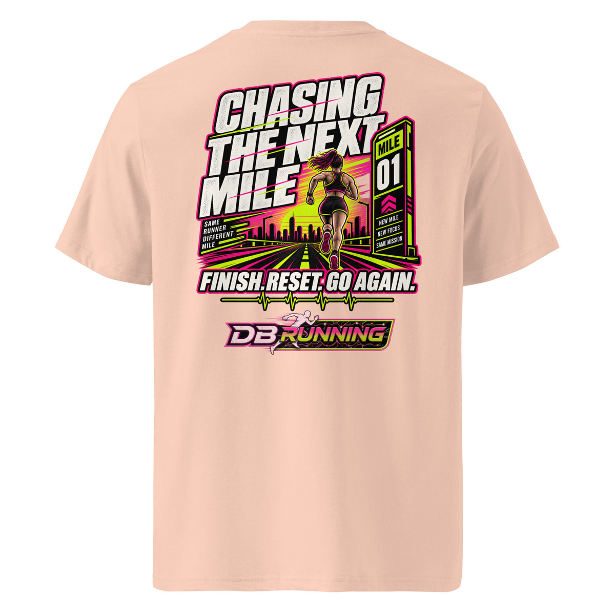 Chasing the Next Mile Female - T-Shirt - DB Running