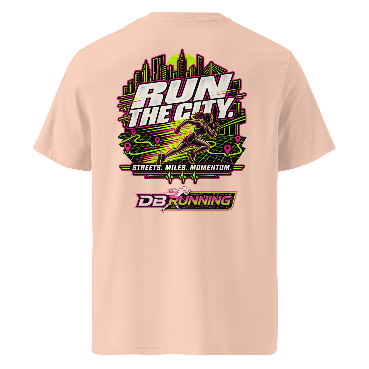 Run the City Female - T-Shirt - DB Running