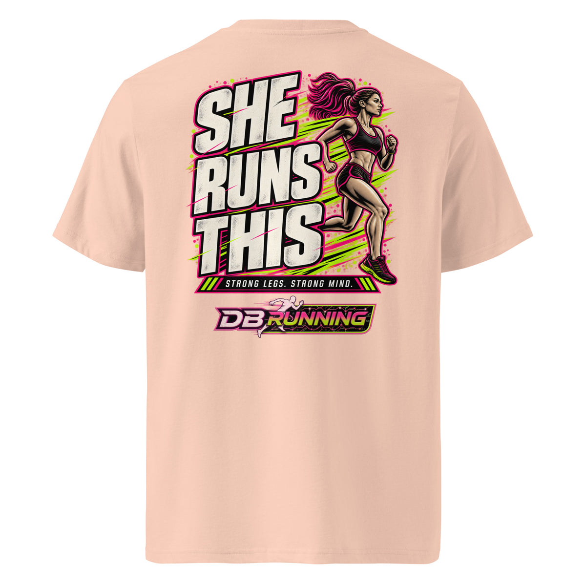 She Runs This - T-Shirt - DB Running