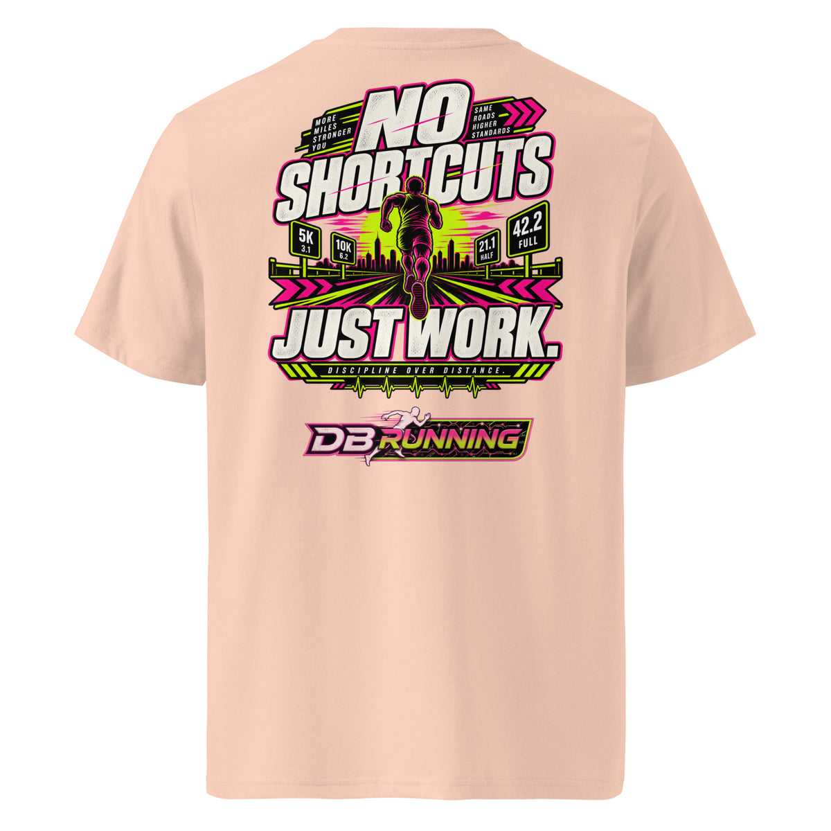 No Shortcuts Male - T-Shirt - DB Running