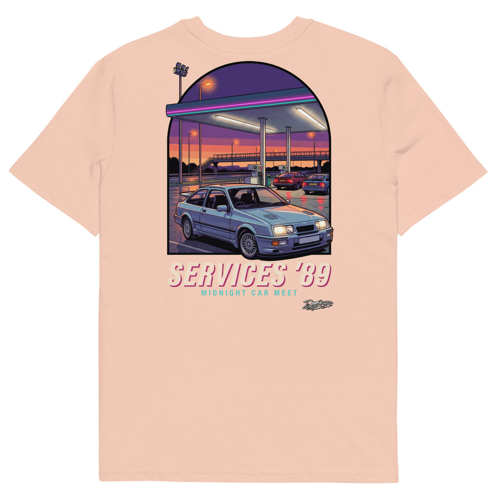 Sierra Cosworth Midnight Services T-Shirt - Dean's Classic Cars