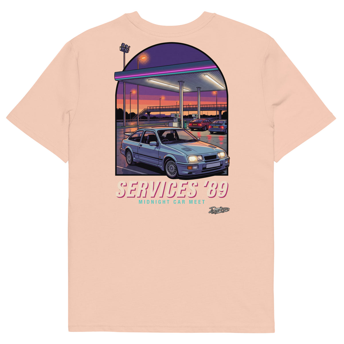 Sierra Cosworth Midnight Services T-Shirt - Dean's Classic Cars