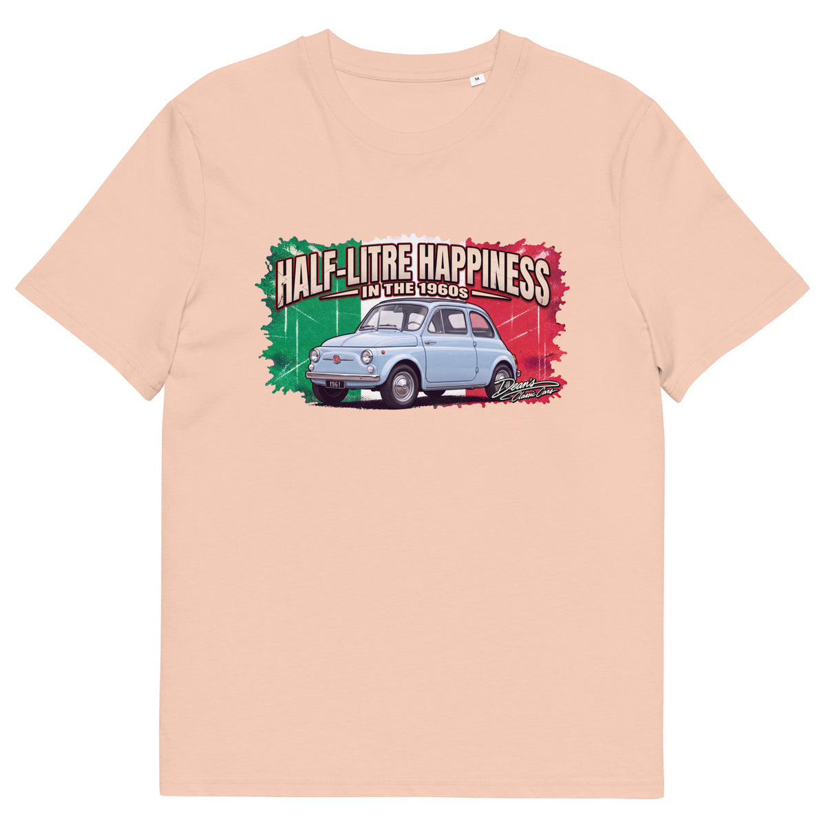 500 D Celestial Blue T-Shirt - Dean's Classic Cars