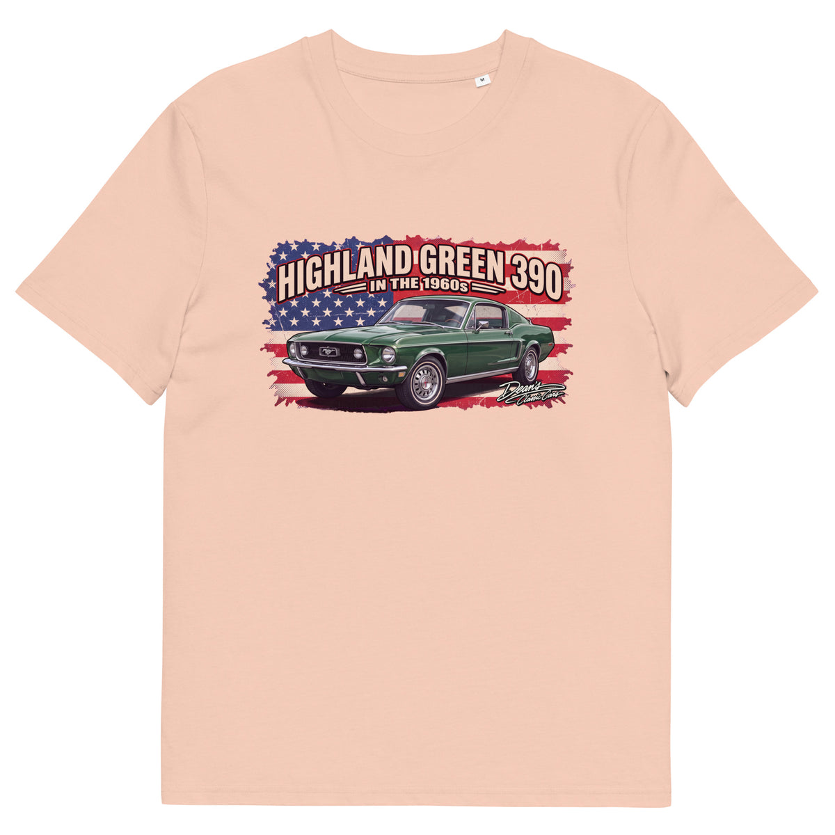 Mustang GT Highland Green T-Shirt - Dean's Classic Cars