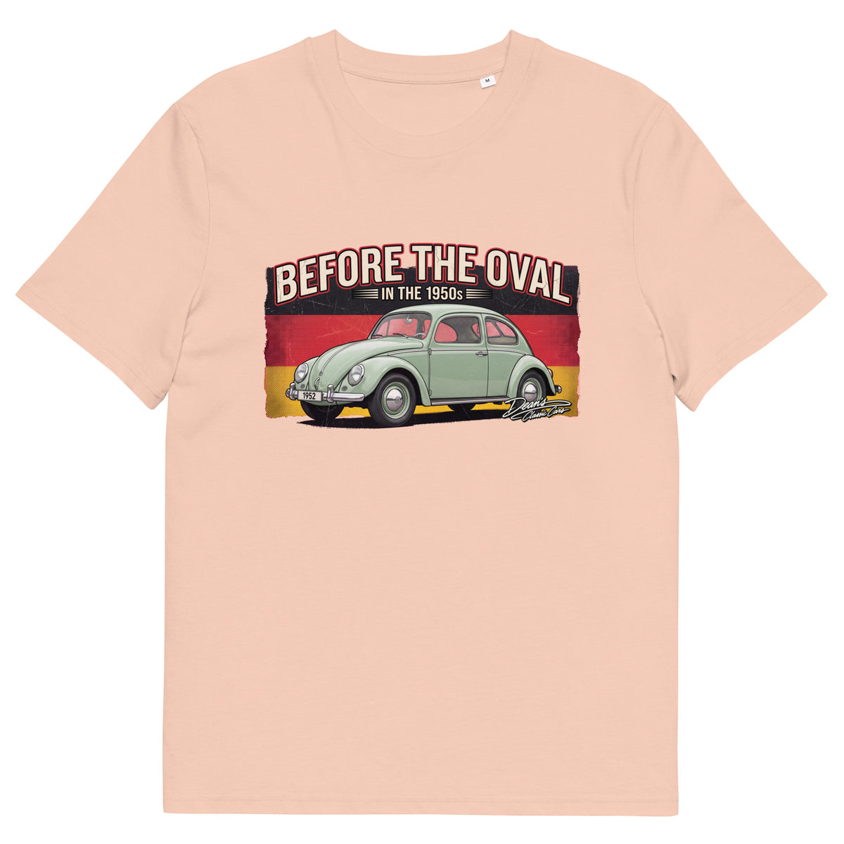 Beetle Split Pastel Green T-Shirt - Dean's Classic Cars