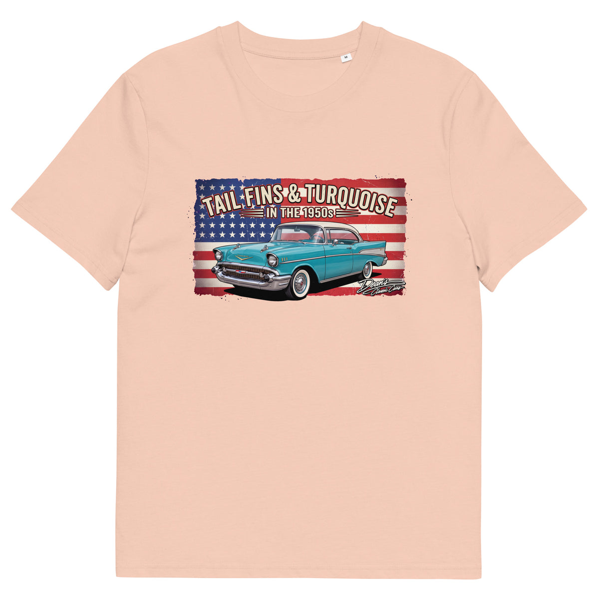 Bel Air Tropical Turquoise T-Shirt - Dean's Classic Cars
