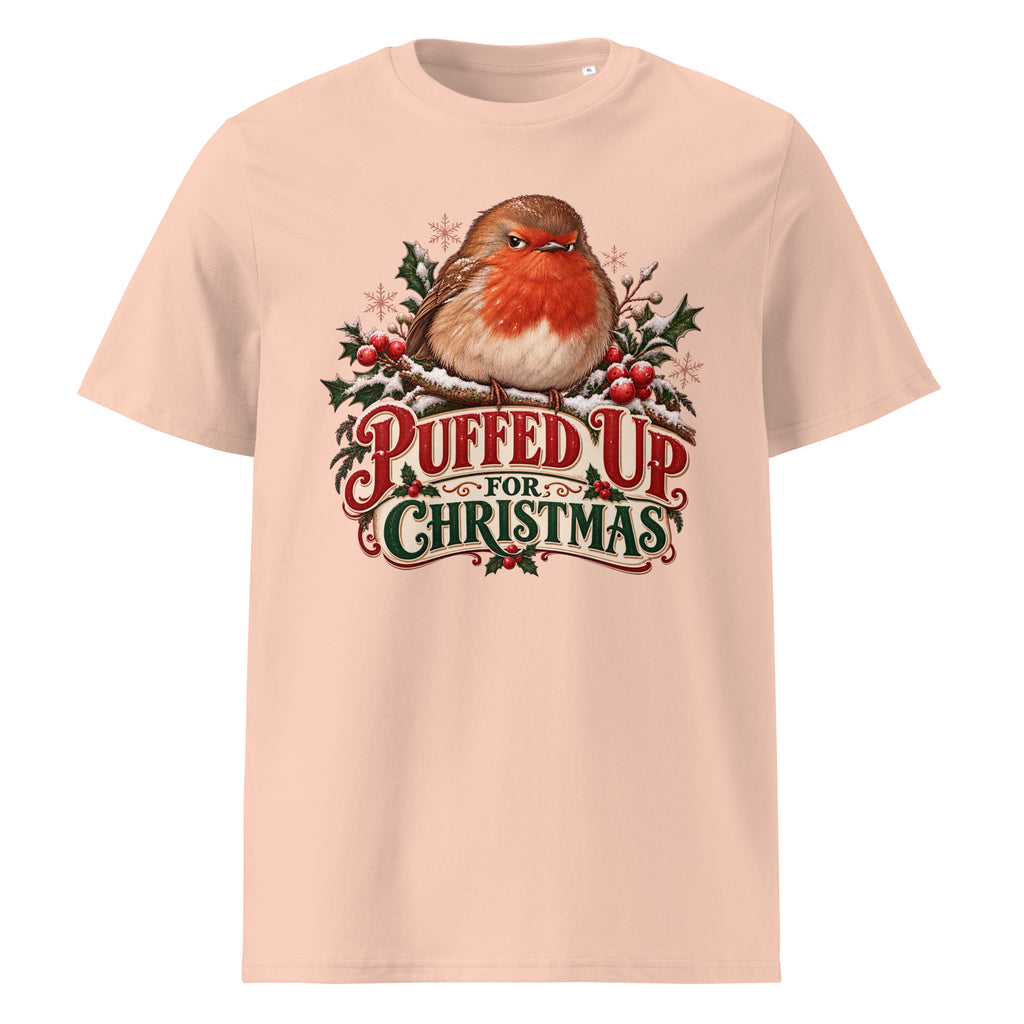 Puffed Up for Christmas T-Shirt (Pastels) - Ricki Robin