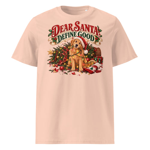 Dear Santa Define Good Christmas T-Shirt (Pastels) - Ricki Robin