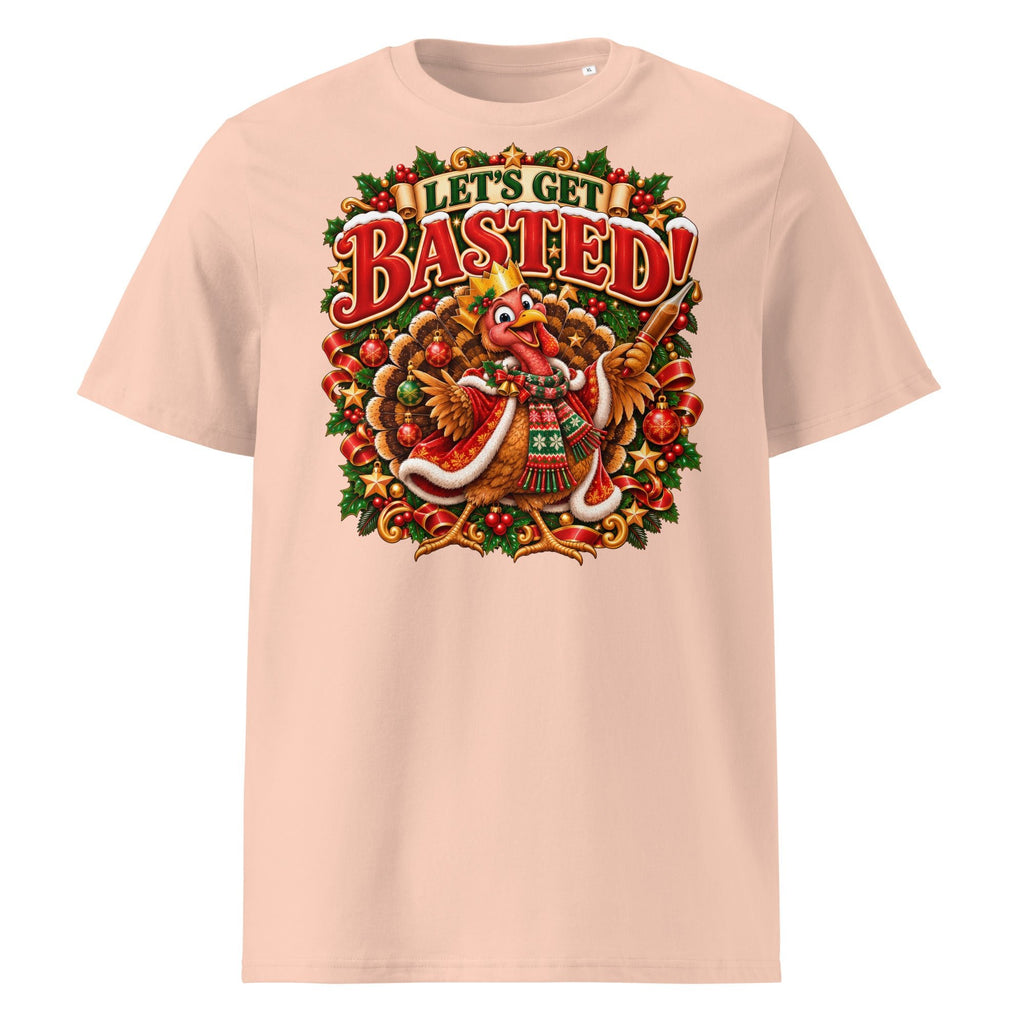 Let's Get Basted Christmas T-Shirt (Pastels) - Ricki Robin