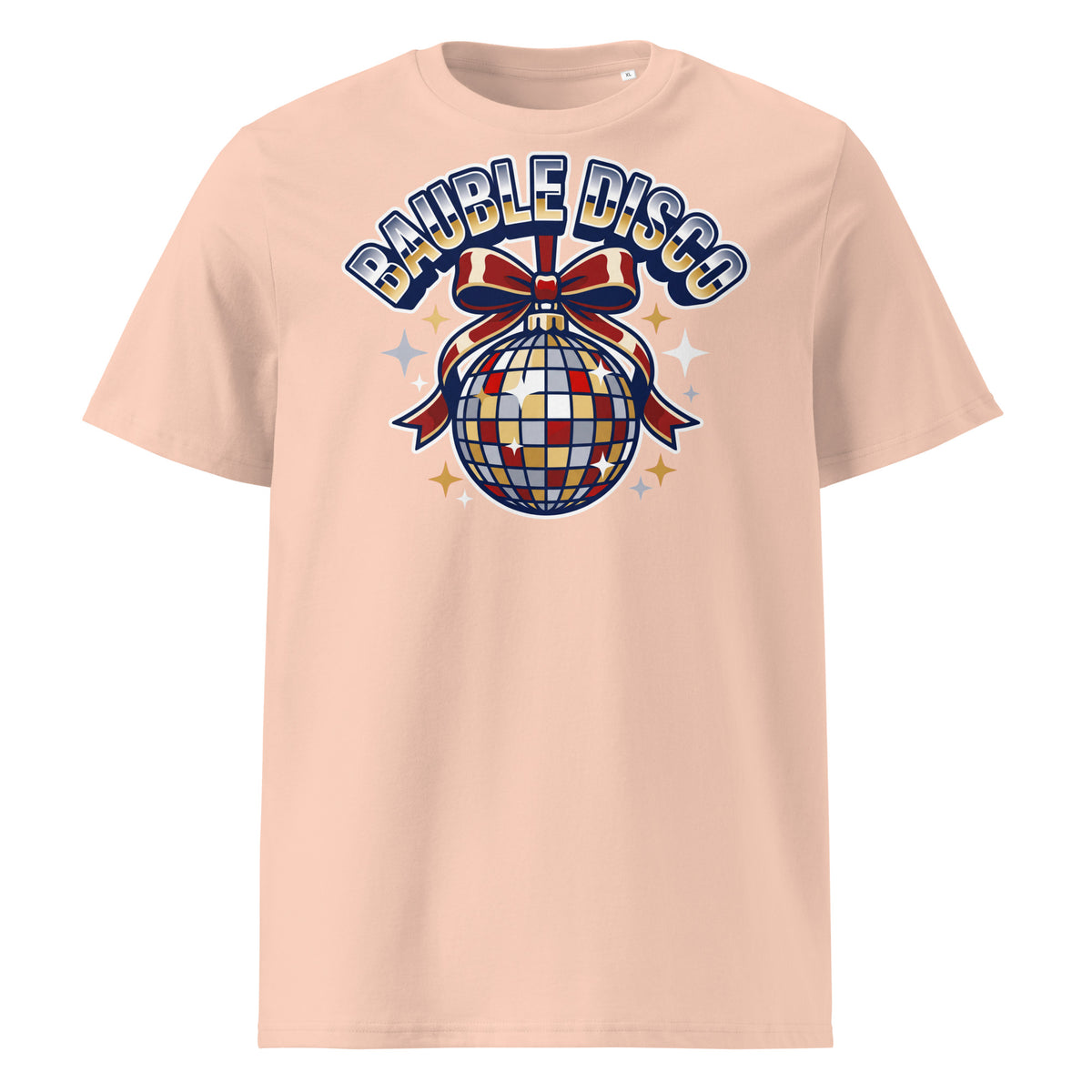 Bauble Disco Christmas T-Shirt (Pastels) - Ricki Robin