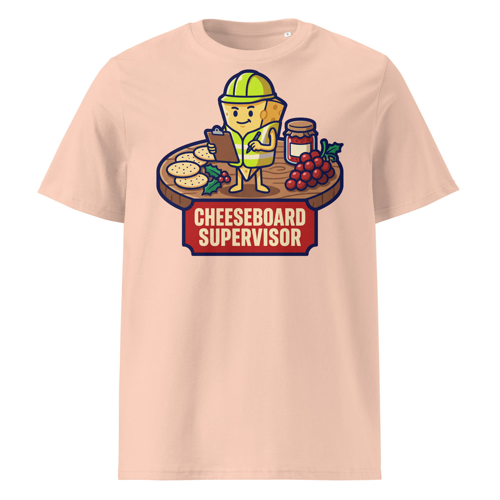 Cheeseboard Supervisor Christmas T-Shirt (Pastels) - Ricki Robin