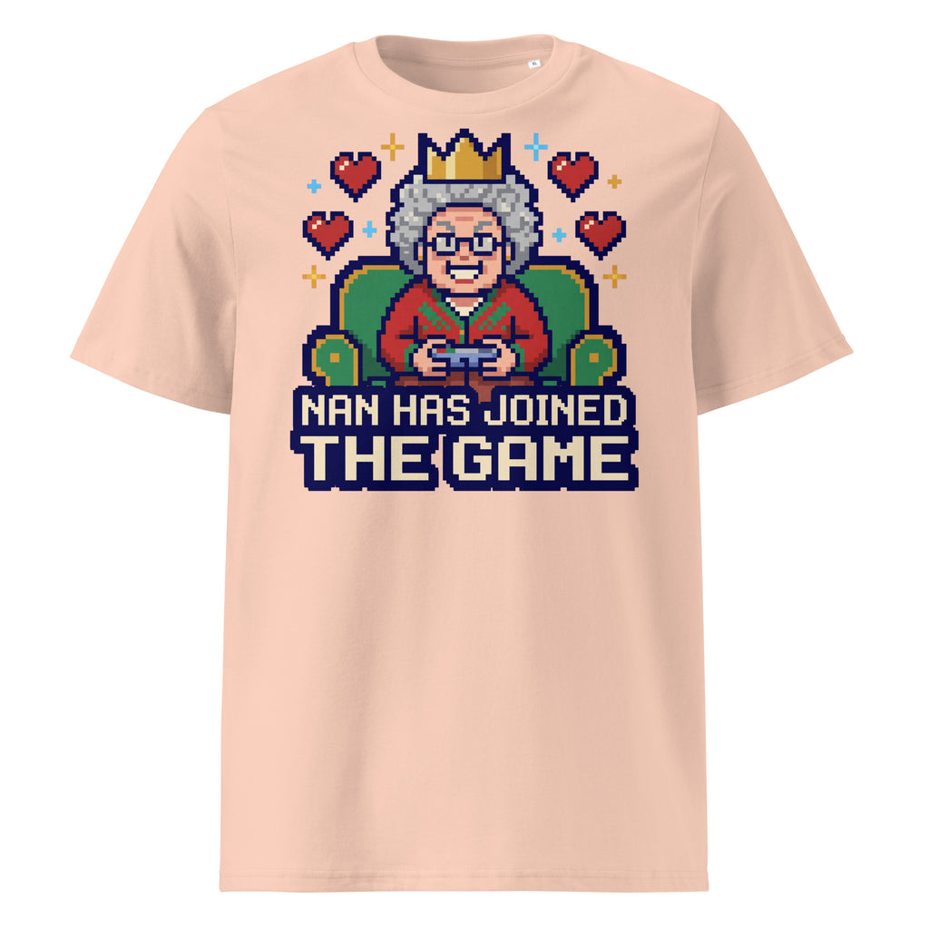 Nan Has Joined The Game Christmas T-Shirt (Pastels) - Ricki Robin