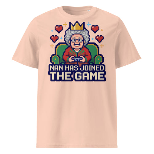 Nan Has Joined The Game Christmas T-Shirt (Pastels) - Ricki Robin
