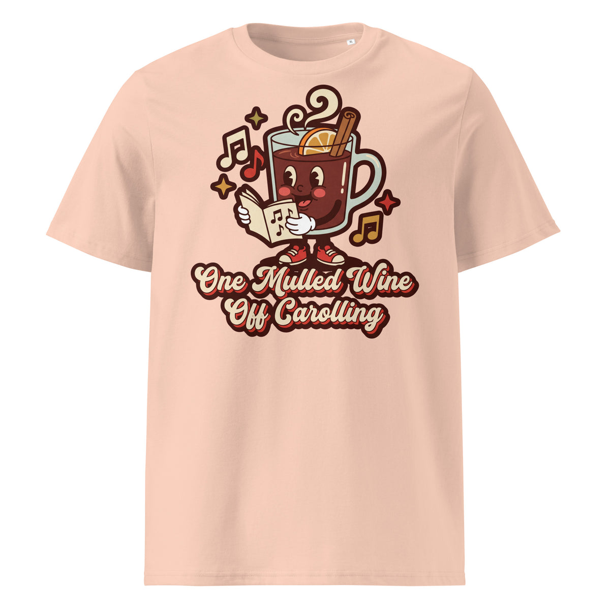 One Mulled Wine Off Carolling Christmas T-Shirt (Pastels) - Ricki Robin