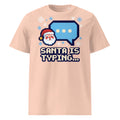 Santa Is Typing... Christmas T-Shirt (Pastels) - Ricki Robin