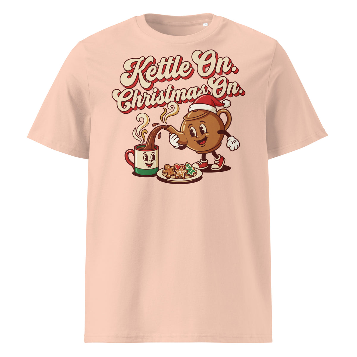 Kettle On. Christmas On. T-Shirt (Pastels) - Ricki Robin
