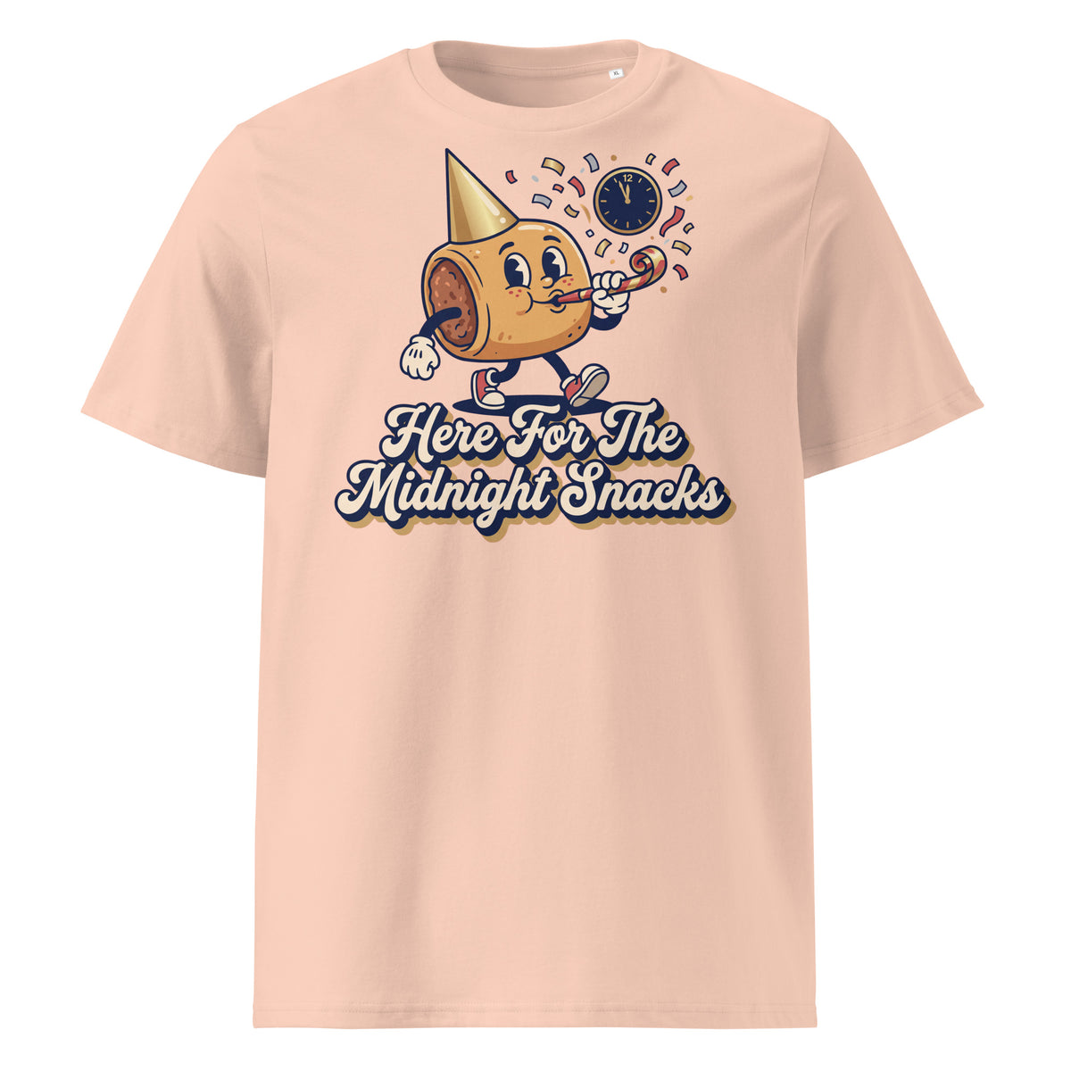 Here For The Midnight Snacks New Year T-Shirt (Pastels) - Ricki Robin