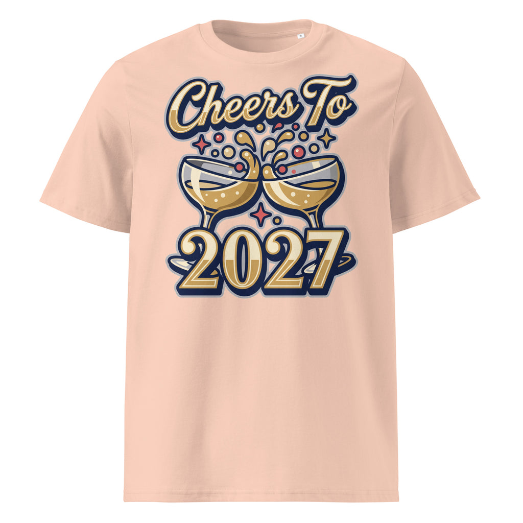 Cheers To 2027 New Year T-Shirt (Pastels) - Ricki Robin