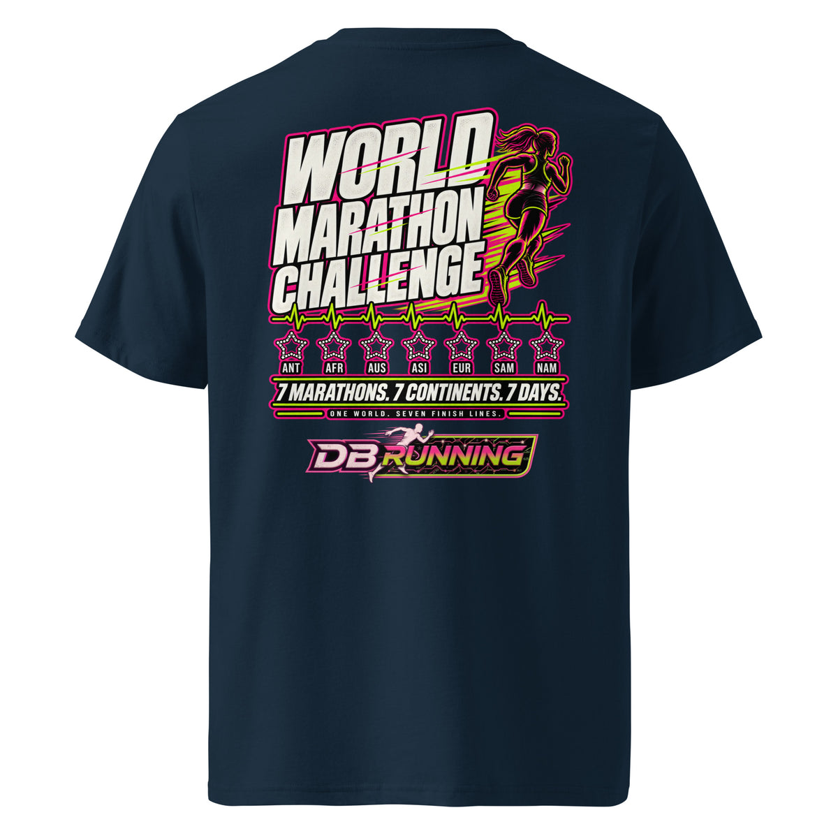 World Marathon Challenge Female - T-Shirt - DB Running