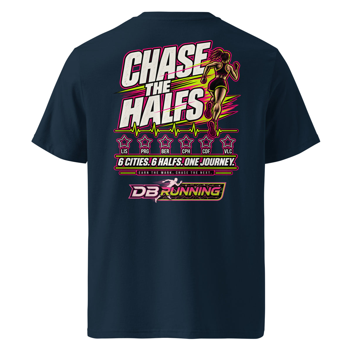 Chase the Halfs Female - T-Shirt - DB Running