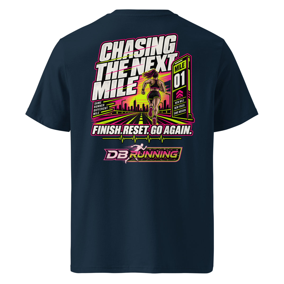 Chasing the Next Mile Female - T-Shirt - DB Running