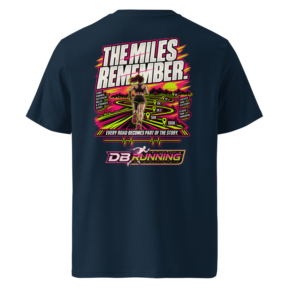 The Miles Remember Female - T-Shirt - DB Running